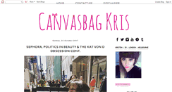 Desktop Screenshot of canvasbagkris.com