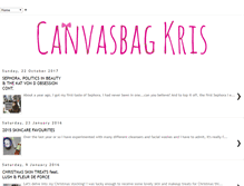Tablet Screenshot of canvasbagkris.com